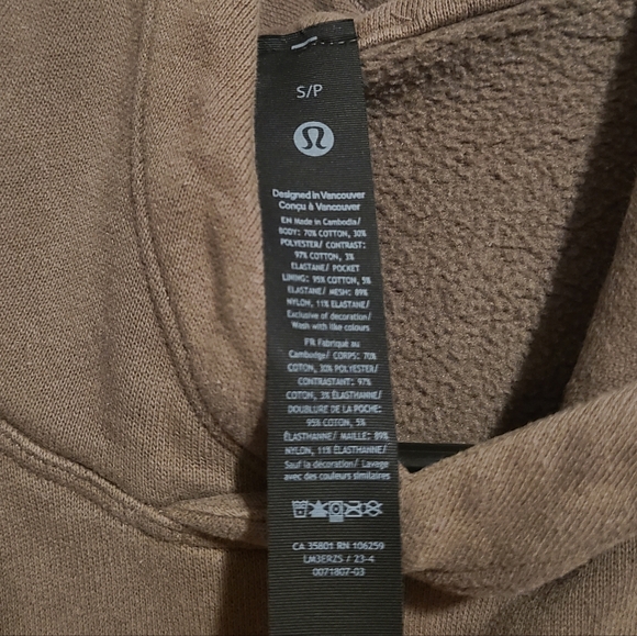 Mens Lululemon Hoodie Size Small - Picture 2 of 5